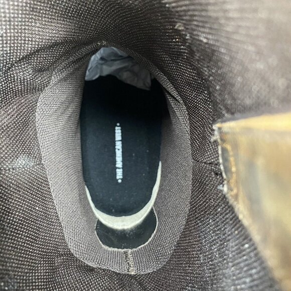 Trump Flag Embroidered Oil / Slip Resistant Cowboy Work Boots Men Size 10.5 EE - Picture 12 of 16